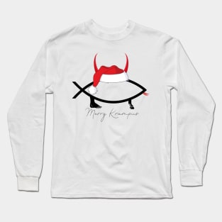 Merry Krampus Long Sleeve T-Shirt